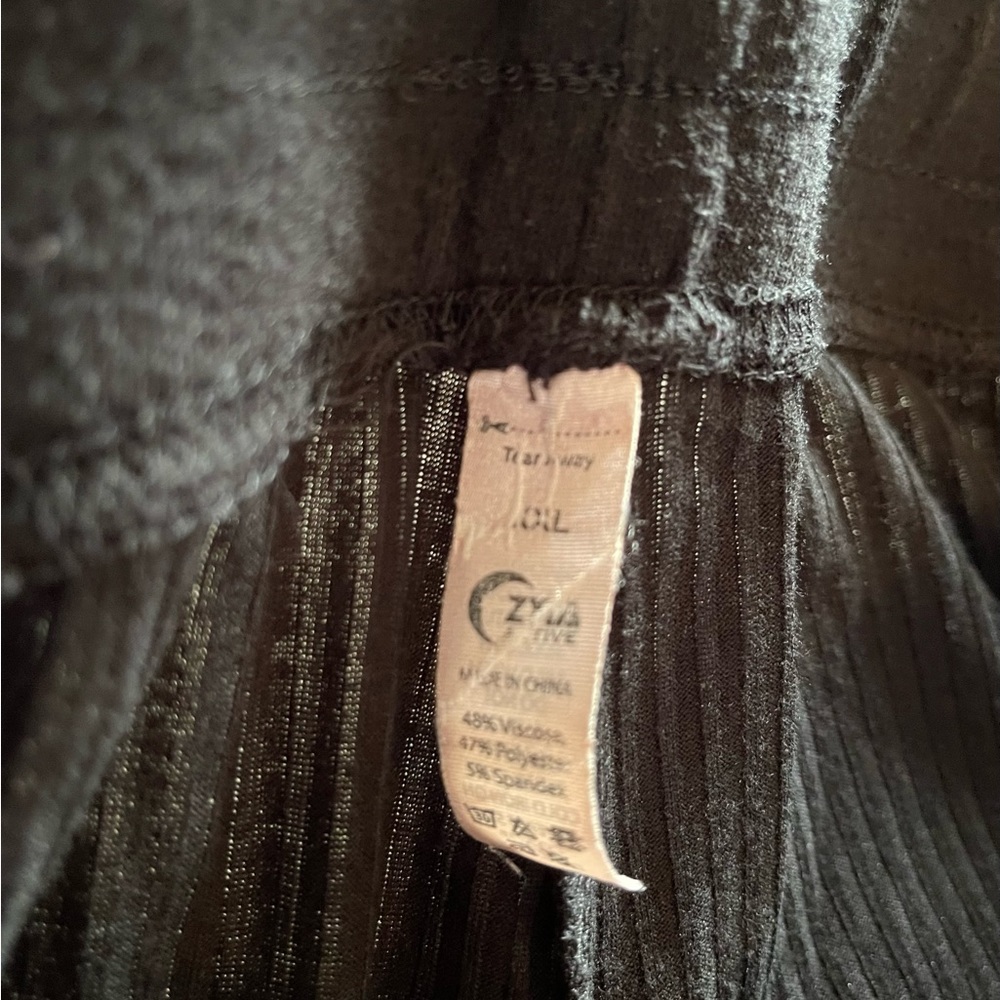 Zyia Active black ribbed joggers RETIRED size XXL great condition! - Picture 4 of 8